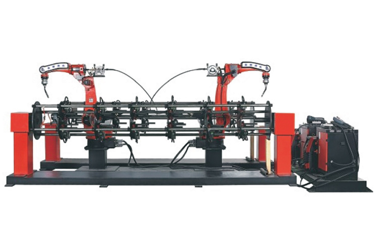 奧星腳手架機(jī)器人焊接工作站